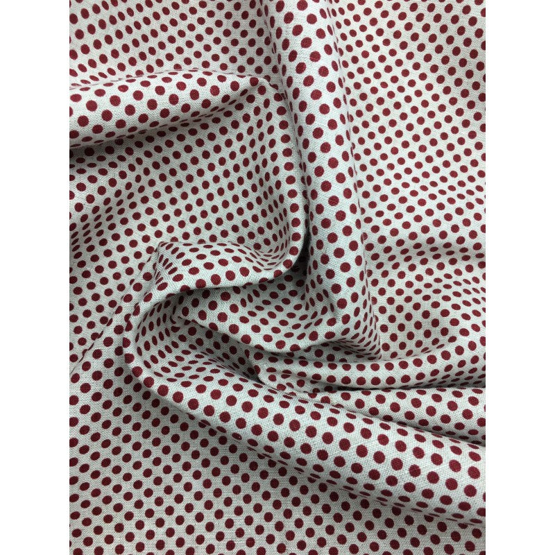 Stoffa A Fantasia - Pois - Lino