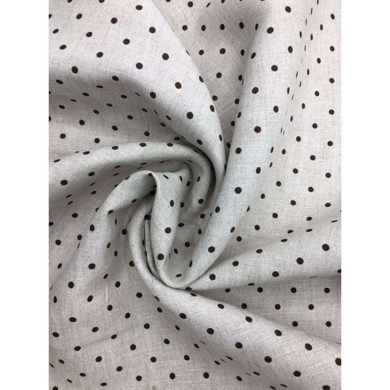 Stoffa A Fantasia - Pois - Lino