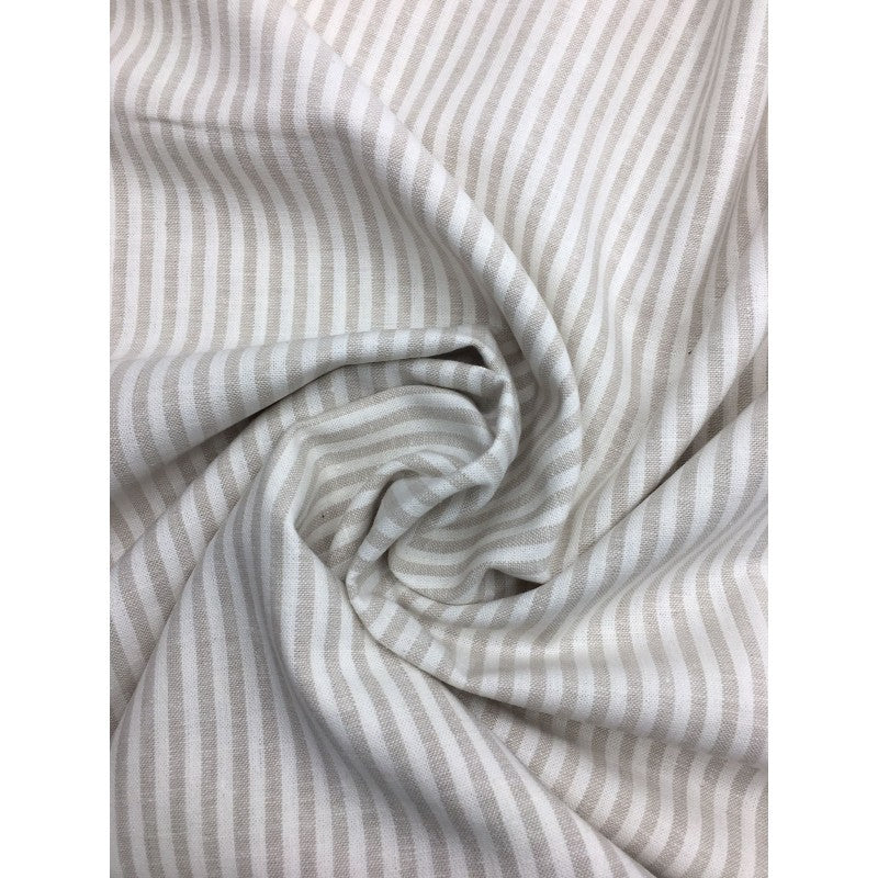 Stoffa A Fantasia - Righe - Lino