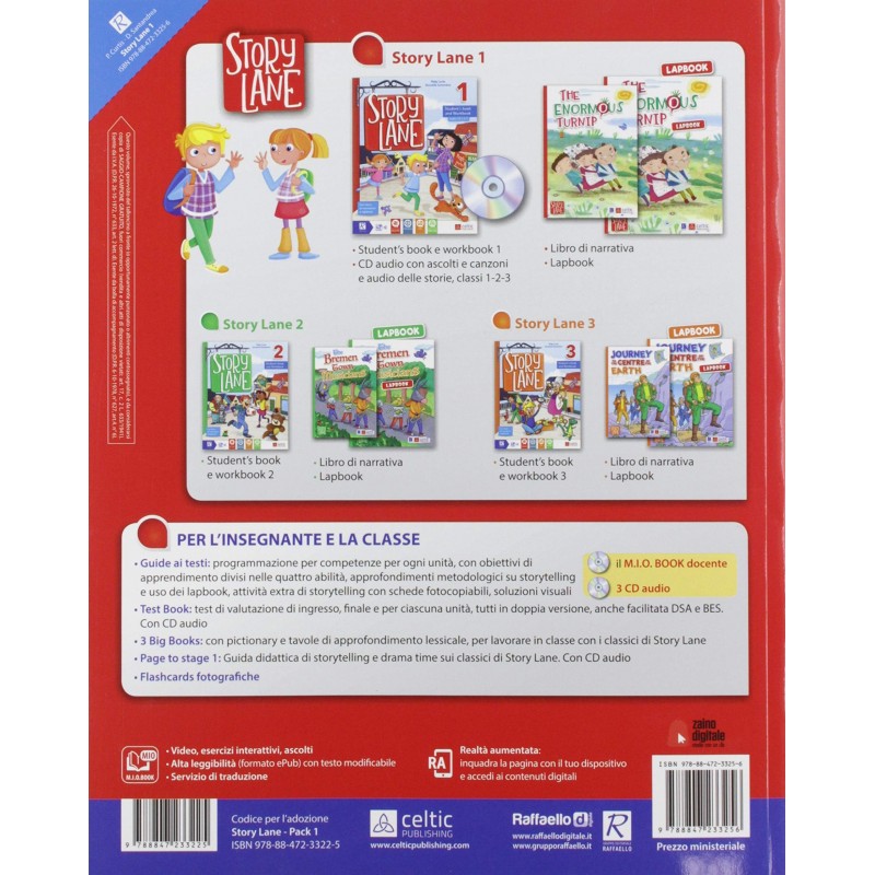 Story Lane 1 Student's Book E Workbook + Libro Di Narrativa + Lapbook