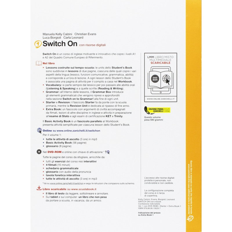 Switch On 1 + Starter Book 1 + Extra Book 1 + Dvd-rom