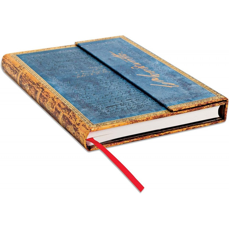 Taccuino A Righe - Lettera Con Stralci Della Poesia "i Narcisi" Wordsworth, Midi, Paperblanks