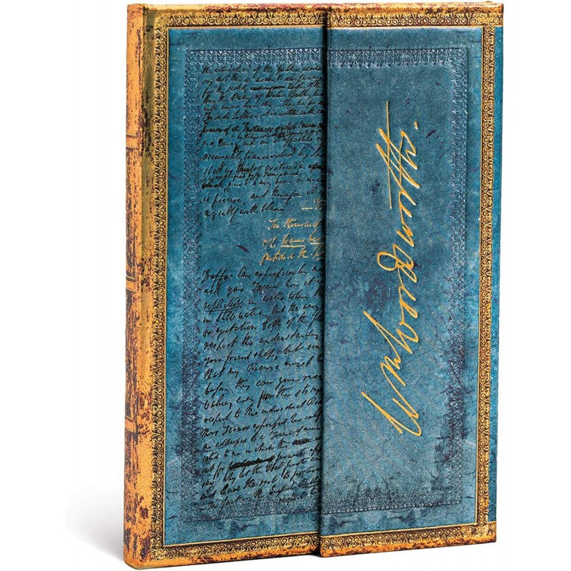 Taccuino A Righe - Lettera Con Stralci Della Poesia "i Narcisi" Wordsworth, Midi, Paperblanks