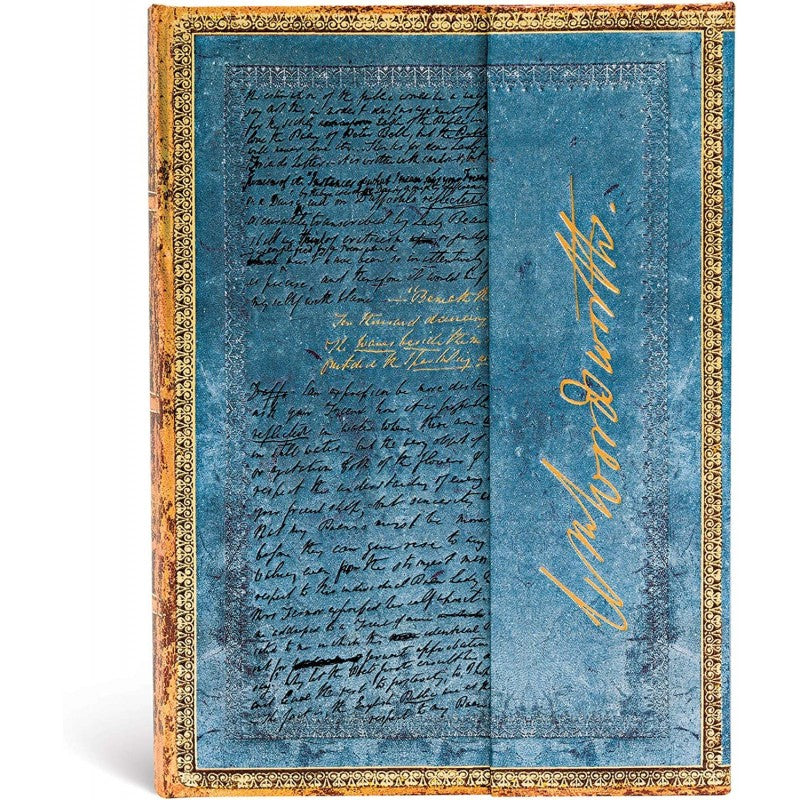 Taccuino A Righe - Lettera Con Stralci Della Poesia "i Narcisi" Wordsworth, Midi, Paperblanks