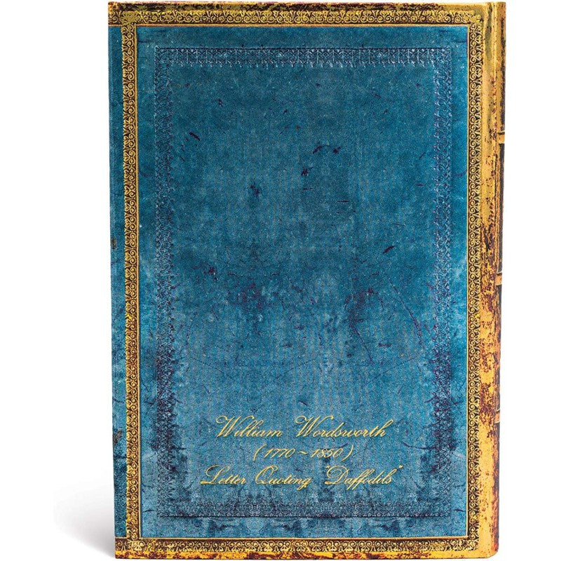 Taccuino A Righe - Lettera Con Stralci Della Poesia "i Narcisi" Wordsworth, Midi, Paperblanks