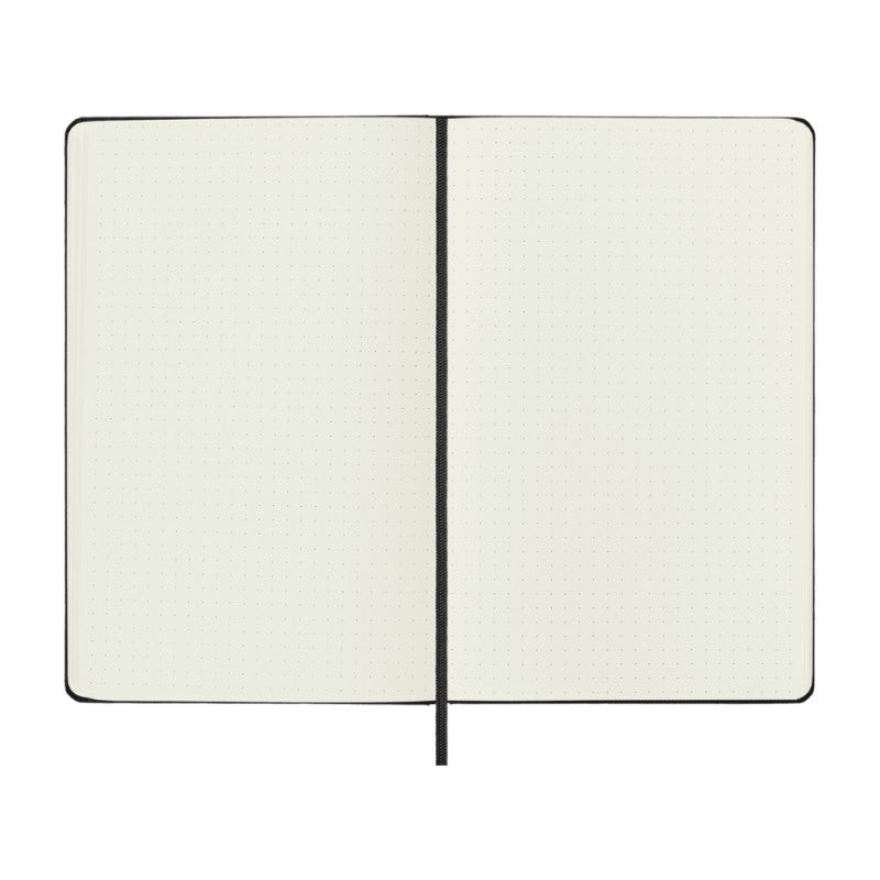 Taccuino Large Classic A Puntini Moleskine Copertina Rigida 240 Pagine 70gr Nero