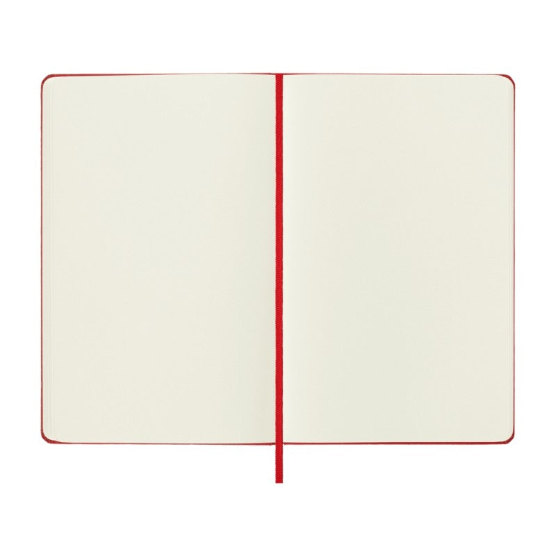 Taccuino Large Classic A Righe Moleskine Copertina Rigida 240 Pagine  70gr – Rosso / Nero