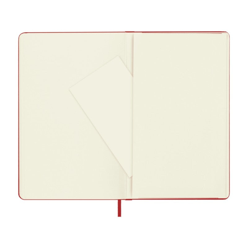 Taccuino Large Classic A Righe Moleskine Copertina Rigida 240 Pagine  70gr – Rosso / Nero