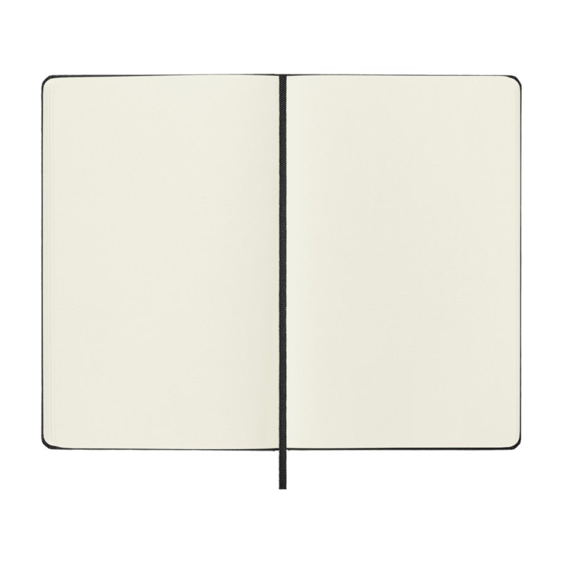 Taccuino Large Classic Fogli Bianchi Moleskine Copertina Rigida 240 Pagine 70gr Nero / Rosso