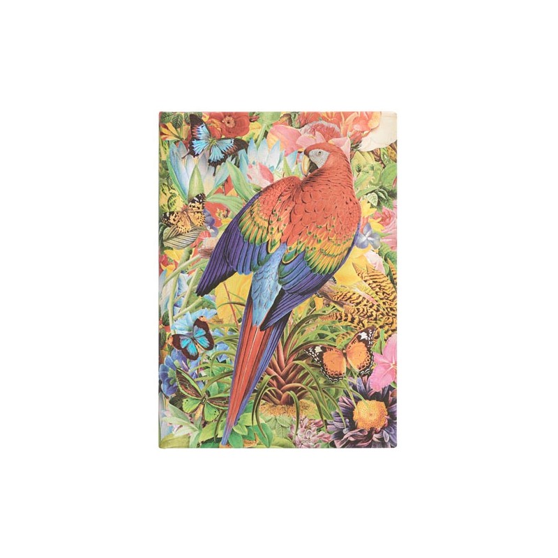 Taccuino Midi Fogli Bianchi Paperblanks Giardino Tropicale 144 Pagine 120 Gr