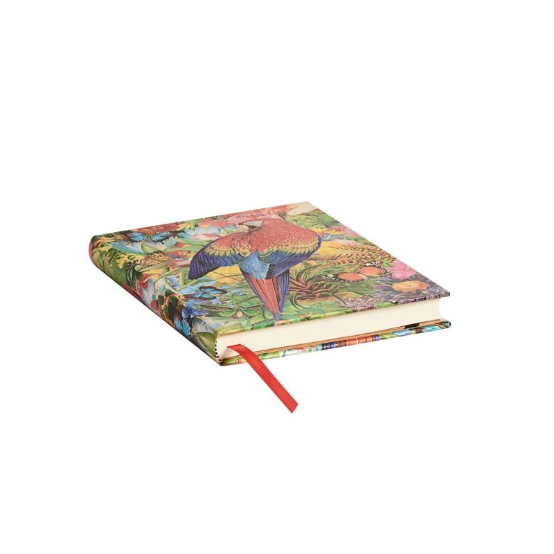 Taccuino Midi Fogli Bianchi Paperblanks Giardino Tropicale 144 Pagine 120 Gr