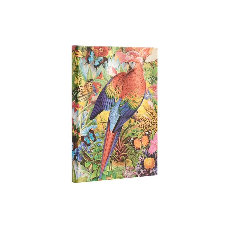 Taccuino Midi Fogli Bianchi Paperblanks Giardino Tropicale 144 Pagine 120 Gr