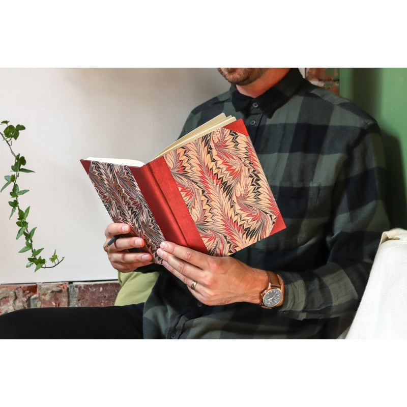 Taccuino Mini A Righe Paperblanks Rubedo Carta Marmorizzata Cockerell 176 Pagine 85 Gr