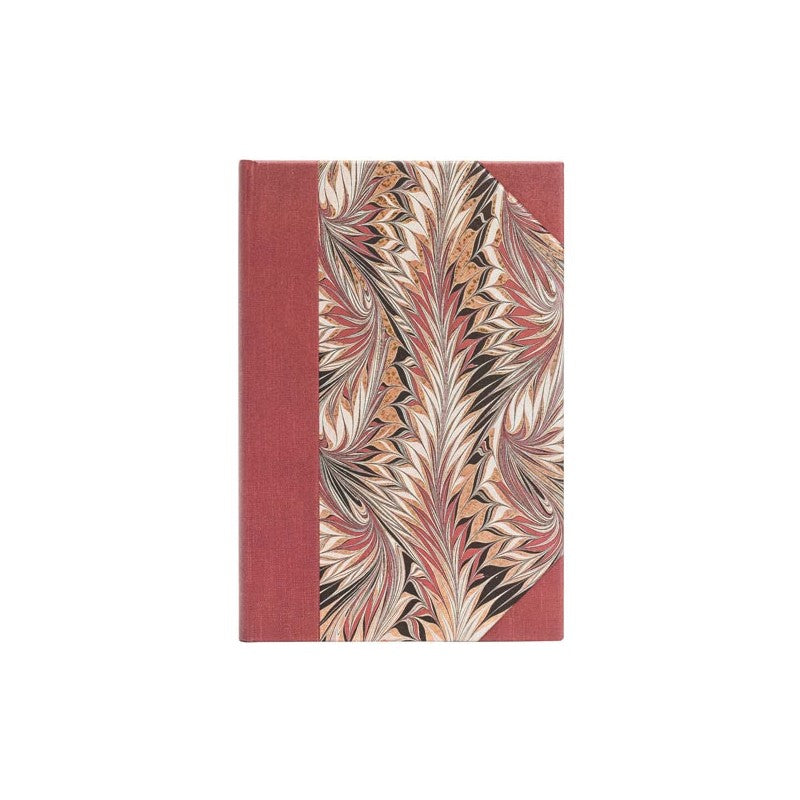 Taccuino Mini A Righe Paperblanks Rubedo Carta Marmorizzata Cockerell 176 Pagine 85 Gr