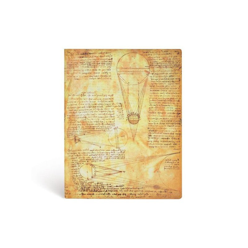 Taccuino Ultra A Righe Paperblanks Sole E Chiaro Di Luna Gli Schizzi Di Leonardo 240 Pagine 100 Gr