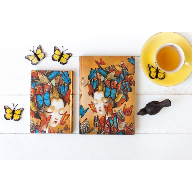 Taccuino Ultra Fogli Bianchi Paperblanks Madame Butterfly, Lo Spirito Di Lacombe 176 Pagine 100 Gr