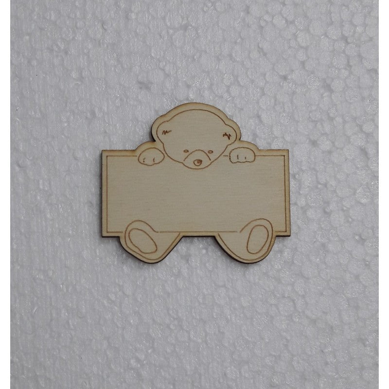 Targhetta Con Orsetto