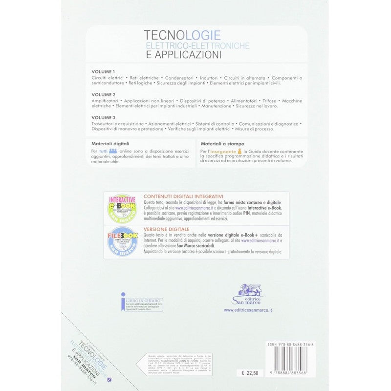 Tecnologie Elettrico-elettroniche E Applicazioni. Con Laboratorio Delle Competenze. Per Ist. Tecnici. Con E-book. (vol. 1)