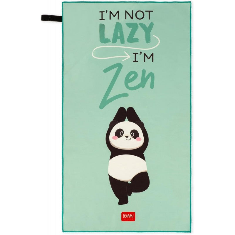Telo Per Fitness Panda Con Cerniera 45x80cm - Legami