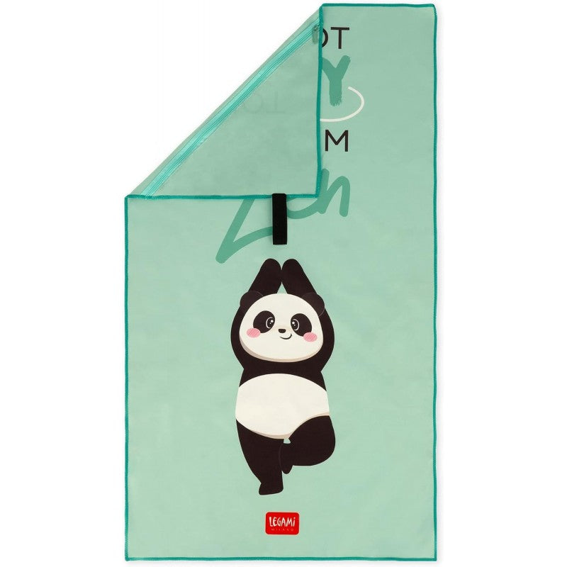 Telo Per Fitness Panda Con Cerniera 45x80cm - Legami