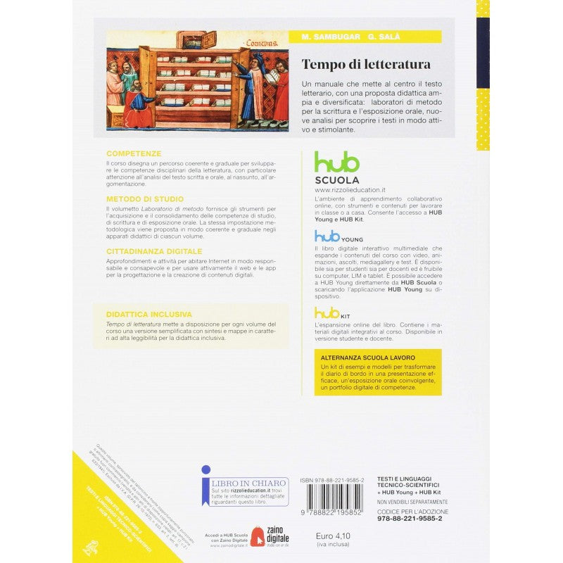 Tempo Di Letteratura - Testi E Linguaggi Tecnico Scientifici