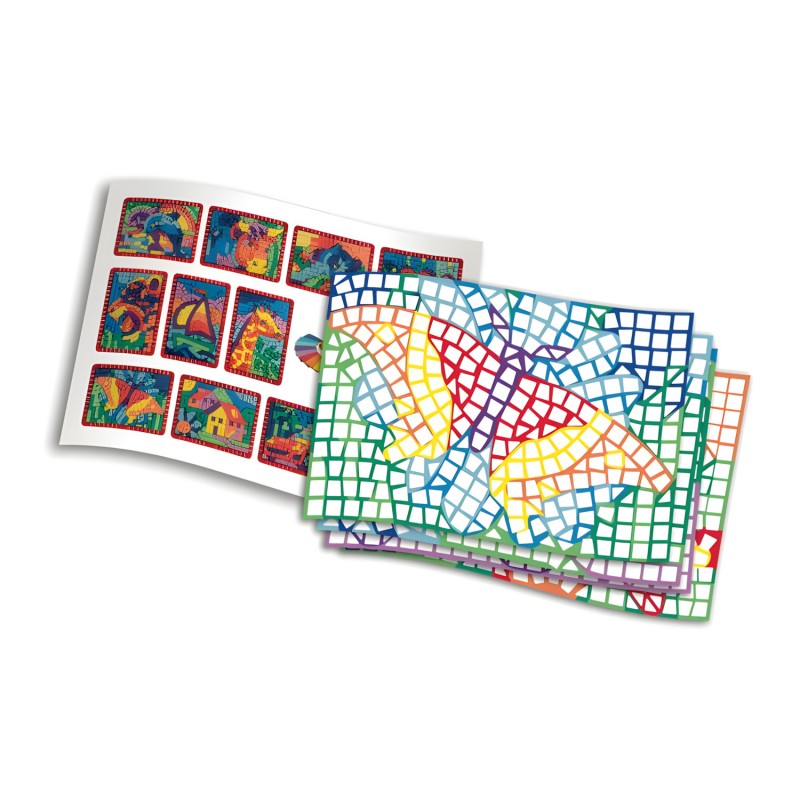 Tessere Mosaico Magnetico 580pz – Quercetti 5427