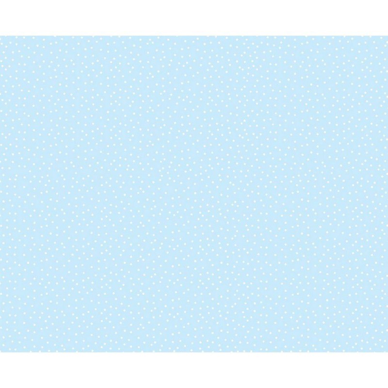 Tessuto Stampato Jersey Capriccio Pois Celeste Cm 35 X 50 Renkalik