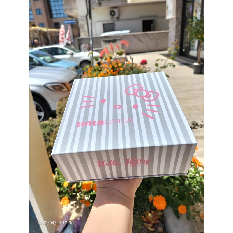 Tinta Unita Hello Kitty Gift Set Scatola Regalo Penna + Borsetta + Taccuino - 3 Colori Assortiti