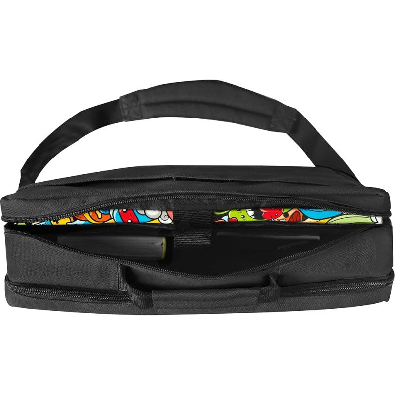 Tracolla Comix Porta Pc Monocolore Nero