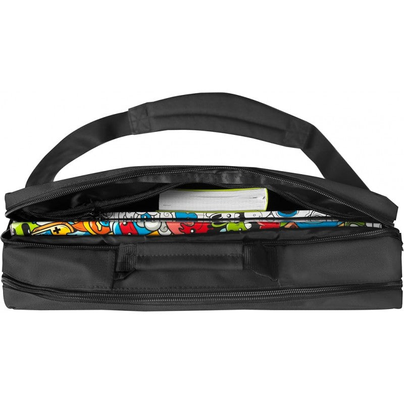 Tracolla Comix Porta Pc Monocolore Nero