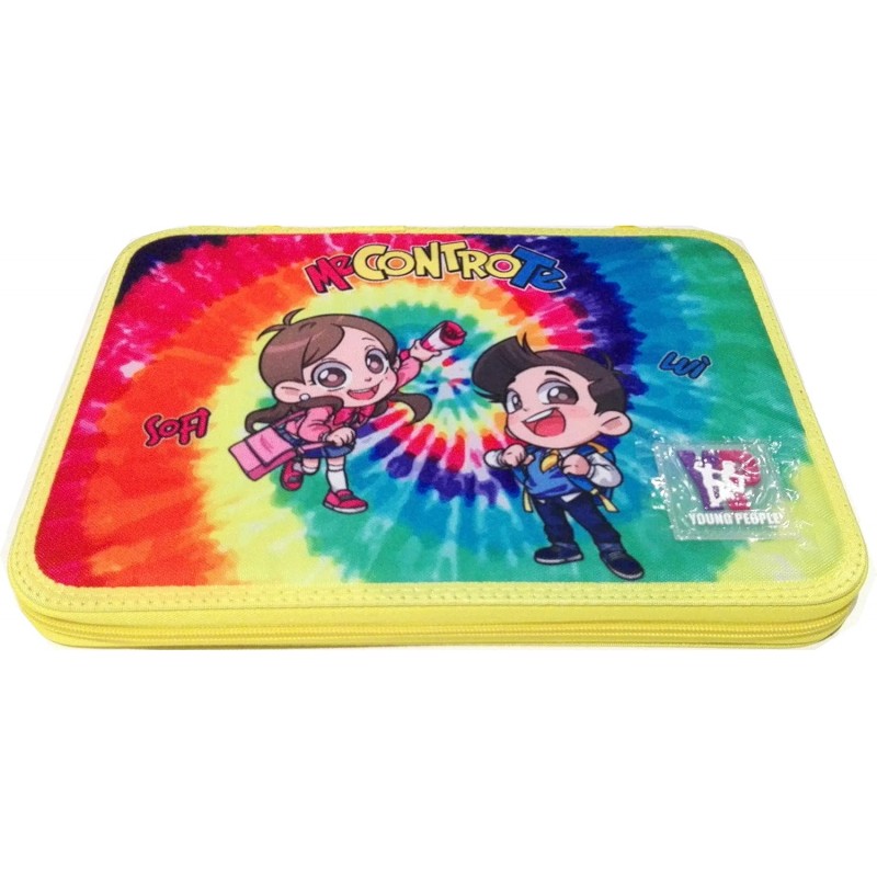 Tracolla Maxi Astuccio Con 48 Pastelli E Quaderno Creativity Me Contro Te