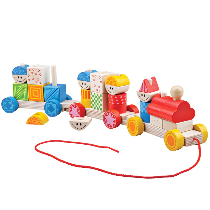 Trenino Con Vagoni In Legno – Bigjigs Toys Rail Set