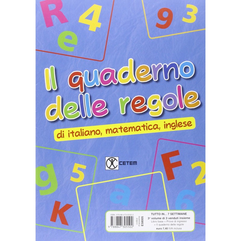 Tutto In... 7 Settimane - Libro Base + Prove D'ingresso + Il Quaderno Delle Regole