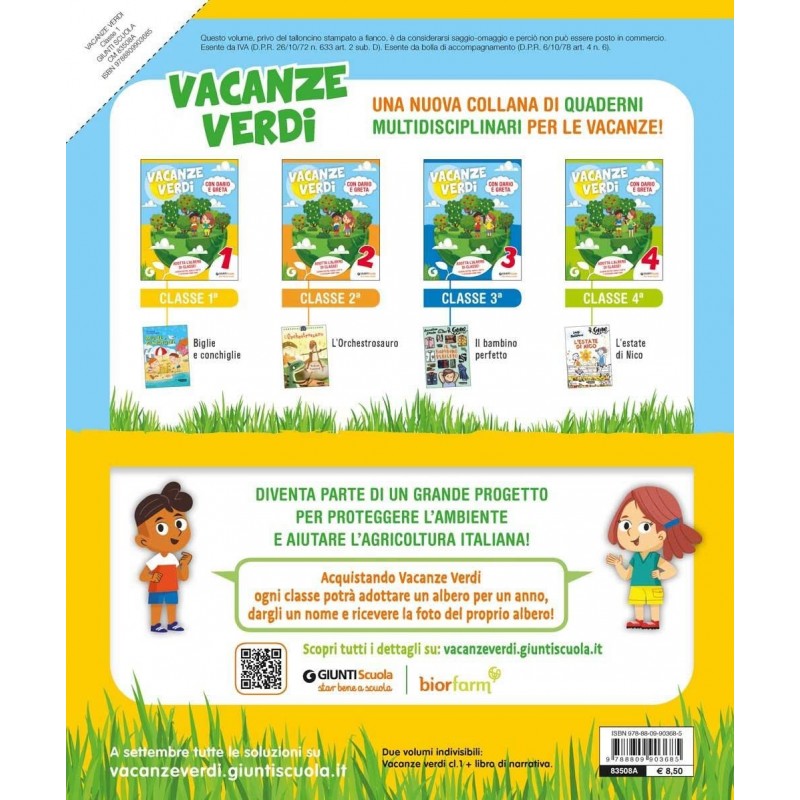 Vacanze Verdi. Quaderni Multidisciplinari Per Le Vacanze. Per La Scuola Elementare. Con Libro: Biglie E Conchiglie (vol. 1)