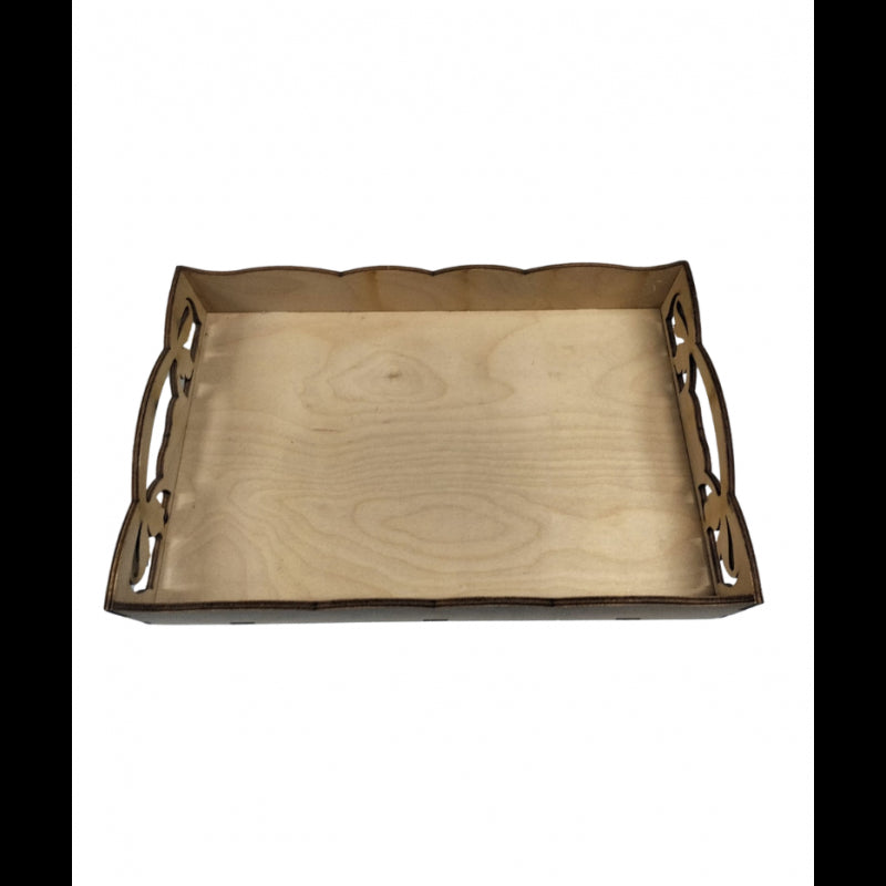 Vassoio In Legno Da Decorare - Medio - Cwr