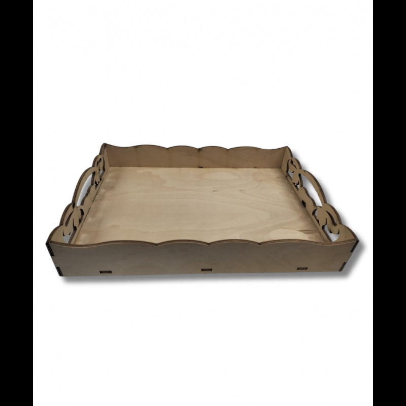 Vassoio In Legno Da Decorare - Medio - Cwr
