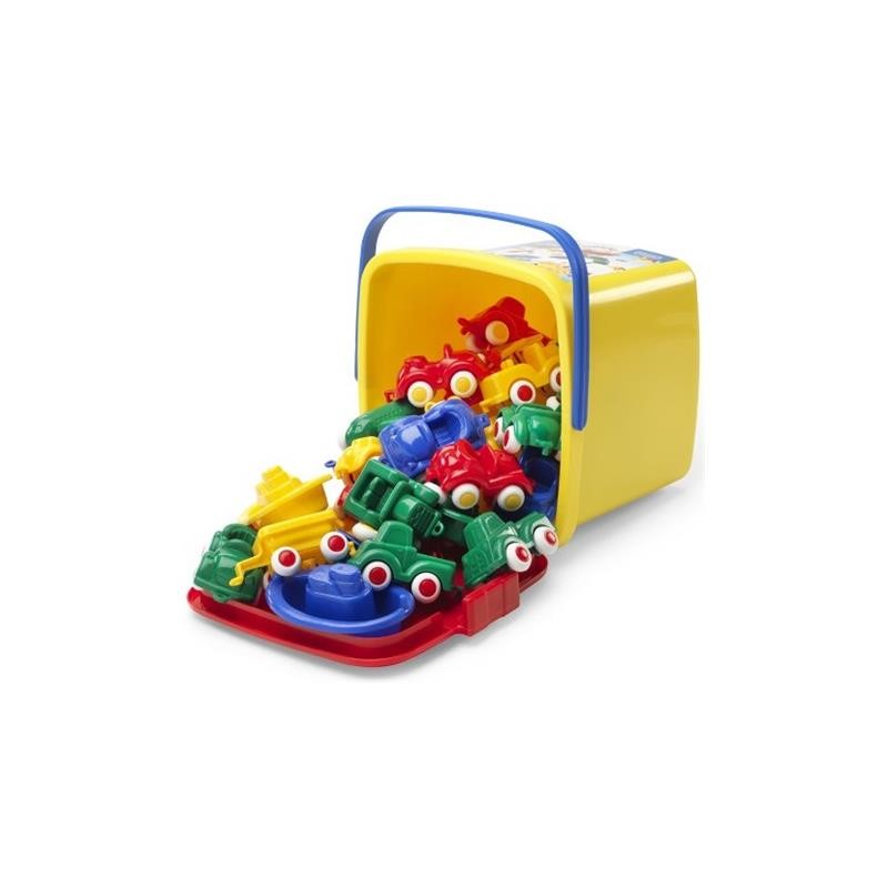 Vikingtoys - Secchiello Con 30 Macchinine Mini Chubbies 41111