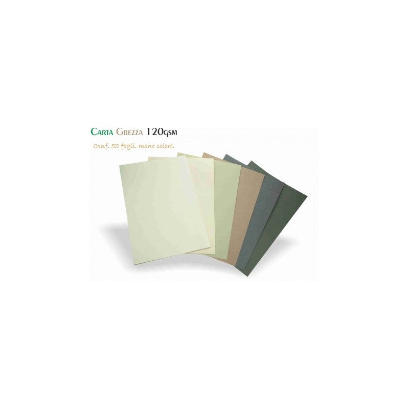 Wiler Carta Grezza 120g - 203x305mm - 50fg - Color Avorio