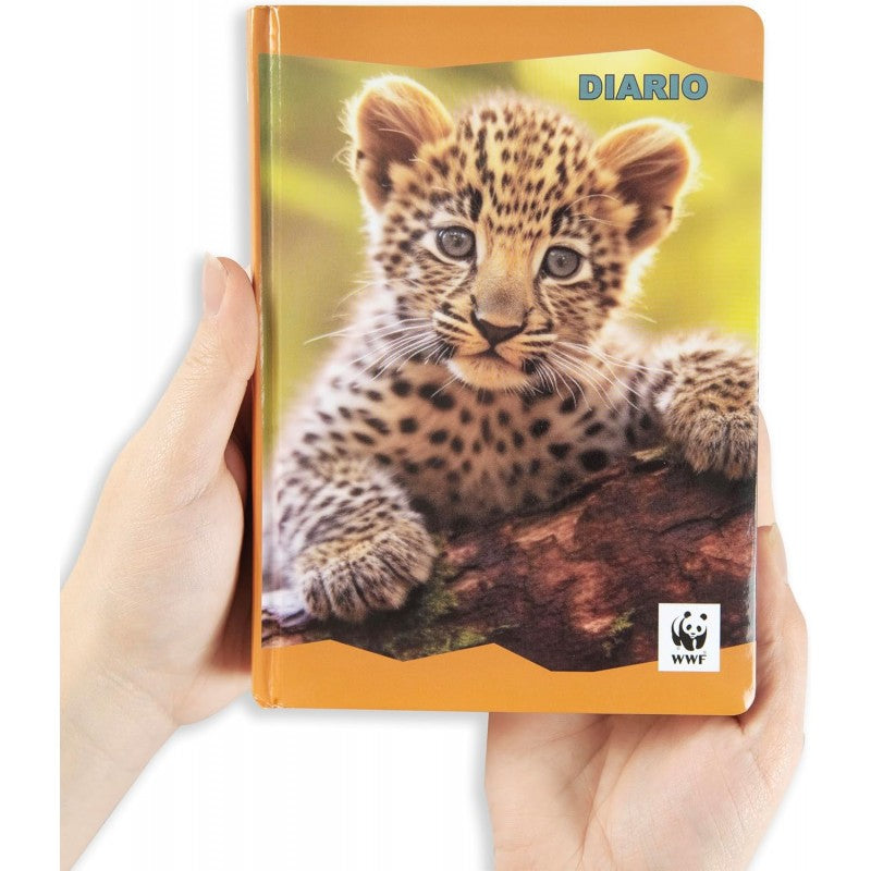 Wwf - Diario Scuola 2024-2025 Ufficiale Wwf, Diario 12 Mesi, 13 X 17,8h Cm, Leopardo
