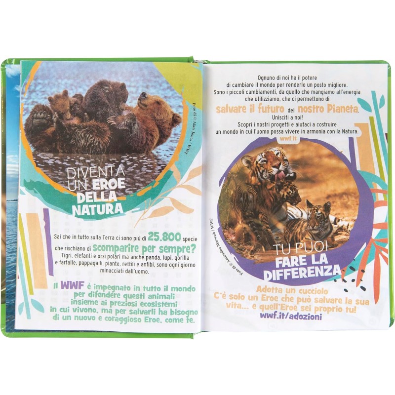 Wwf - Diario Scuola 2024-2025 Ufficiale Wwf, Diario 12 Mesi, 13 X 17,8h Cm, Tigre