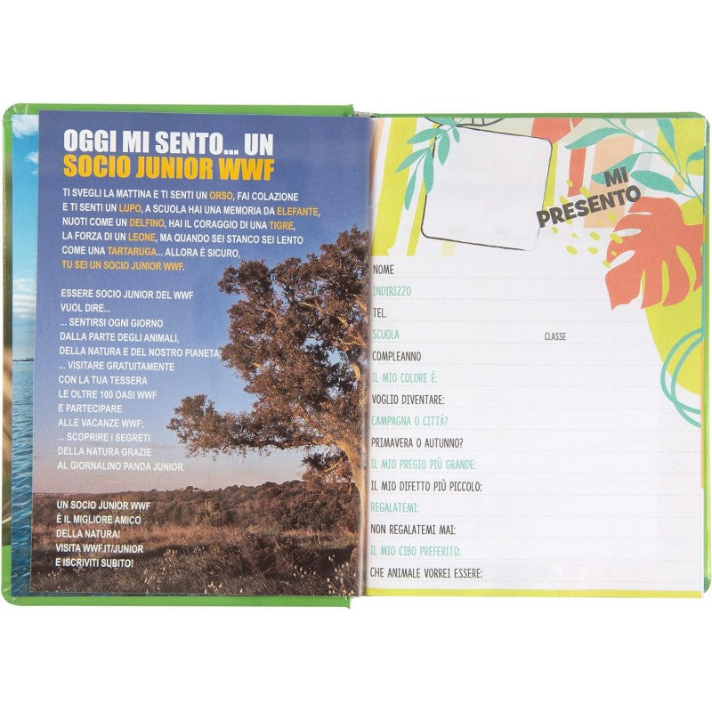 Wwf - Diario Scuola 2024-2025 Ufficiale Wwf, Diario 12 Mesi, 13 X 17,8h Cm, Tigre