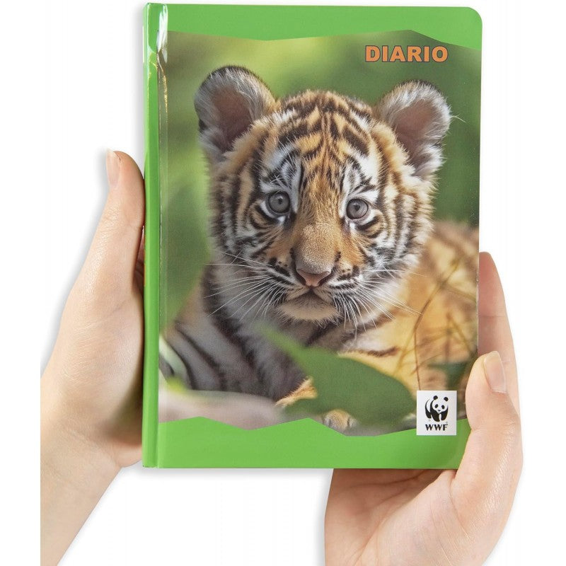 Wwf - Diario Scuola 2024-2025 Ufficiale Wwf, Diario 12 Mesi, 13 X 17,8h Cm, Tigre