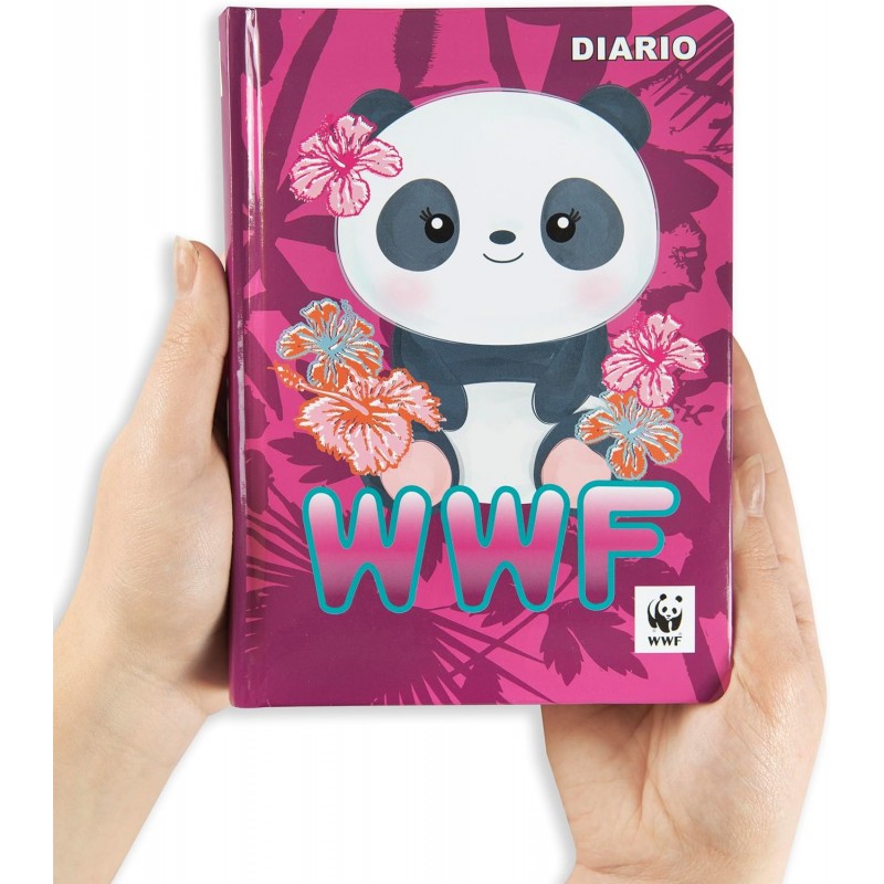 Wwf - Diario Scuola 2024-2025 Ufficiale Wwf, Diario 12 Mesi, 13 X 17,8hcm, Panda