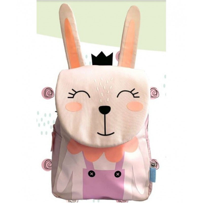 Zaino Asilo Hello Nature Con Portachiavi Omaggio - 4 Fantasie