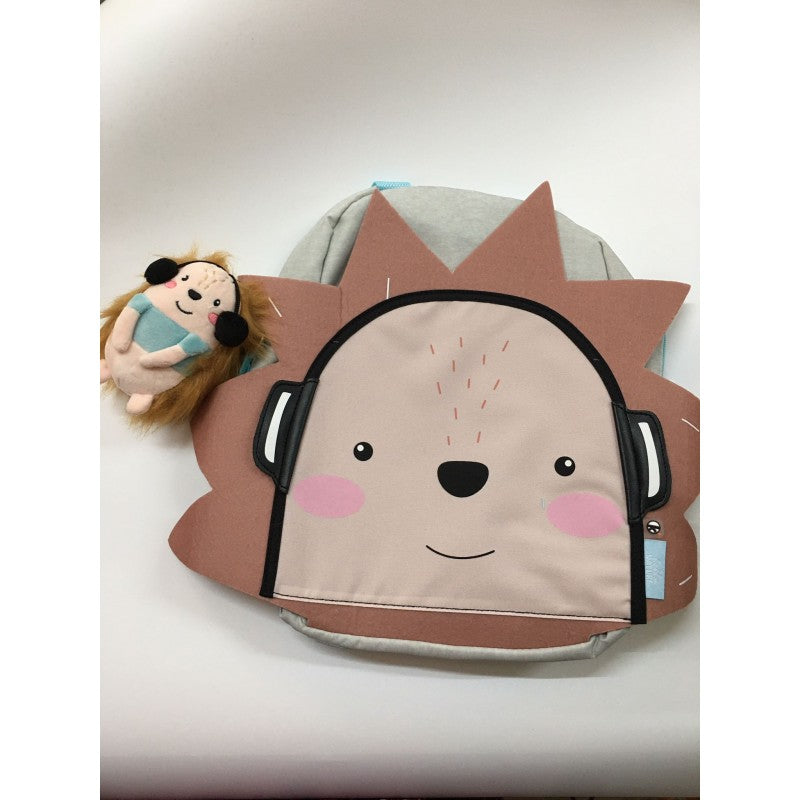 Zaino Asilo Hello Nature Con Portachiavi Omaggio - 4 Fantasie