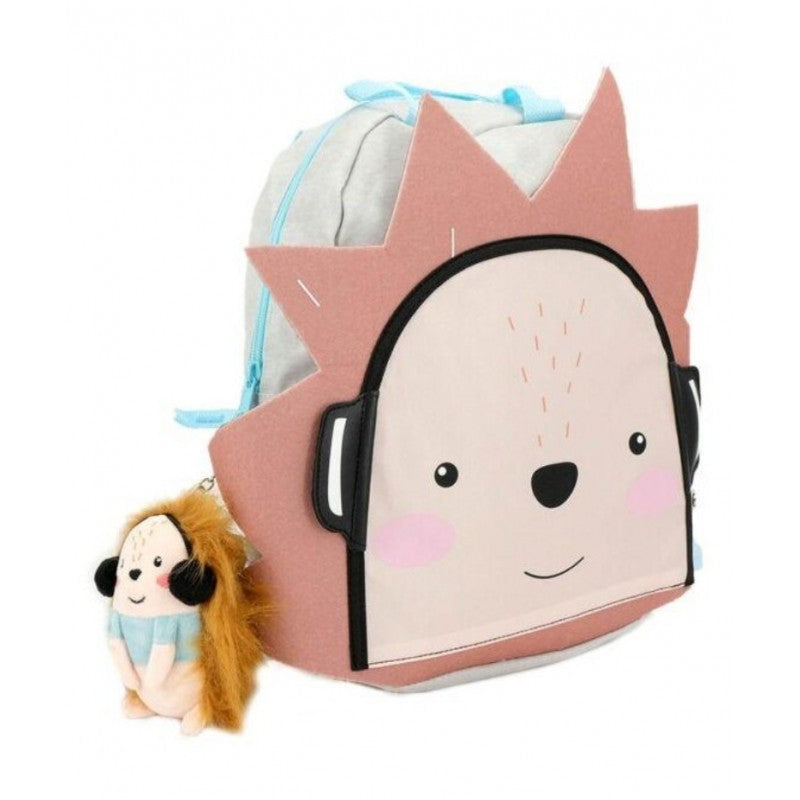 Zaino Asilo Hello Nature Con Portachiavi Omaggio - 4 Fantasie