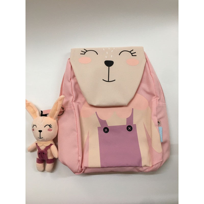 Zaino Asilo Hello Nature Con Portachiavi Omaggio - 4 Fantasie