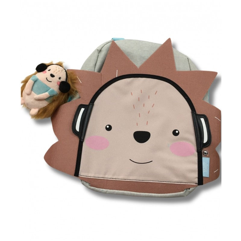 Zaino Asilo Hello Nature Con Portachiavi Omaggio - 4 Fantasie