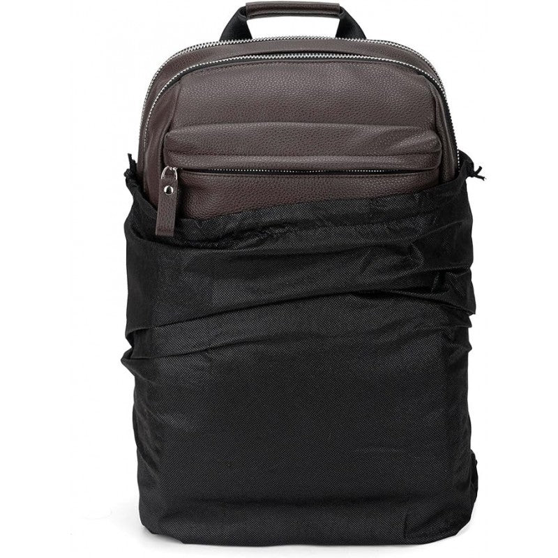 Zaino Business Pro Comix U, Morbida Ecopelle Granata, Cm 29x44hx16 - Marrone Scuro