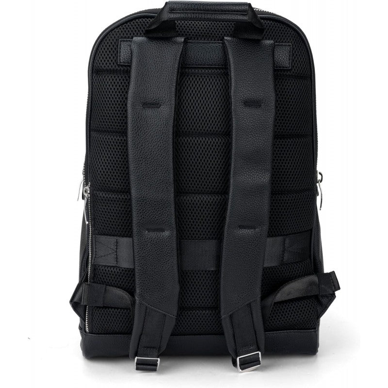 Zaino Business Pro Comix U, Morbida Ecopelle Granata, Cm 29x44hx16 - Nero